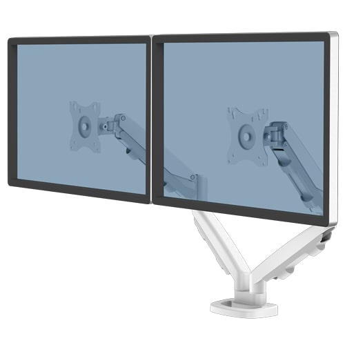 Fellowes Doppelmonitorarm Eppa weiß Fellowes Doppelmonitorarm Eppa weiß